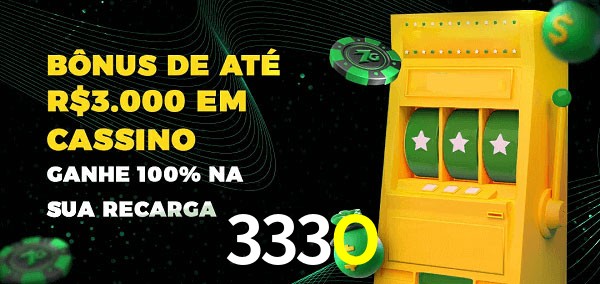 333O melhor bônus de depósito