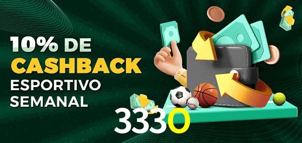 10% de bônus de cashback na 333O